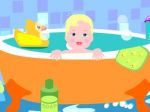 Hazen Bebek Banyo Yapıyor